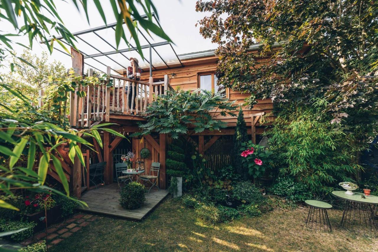 La Cabane Du Bon Chemin ,Spa Laval  Exteriér fotografie