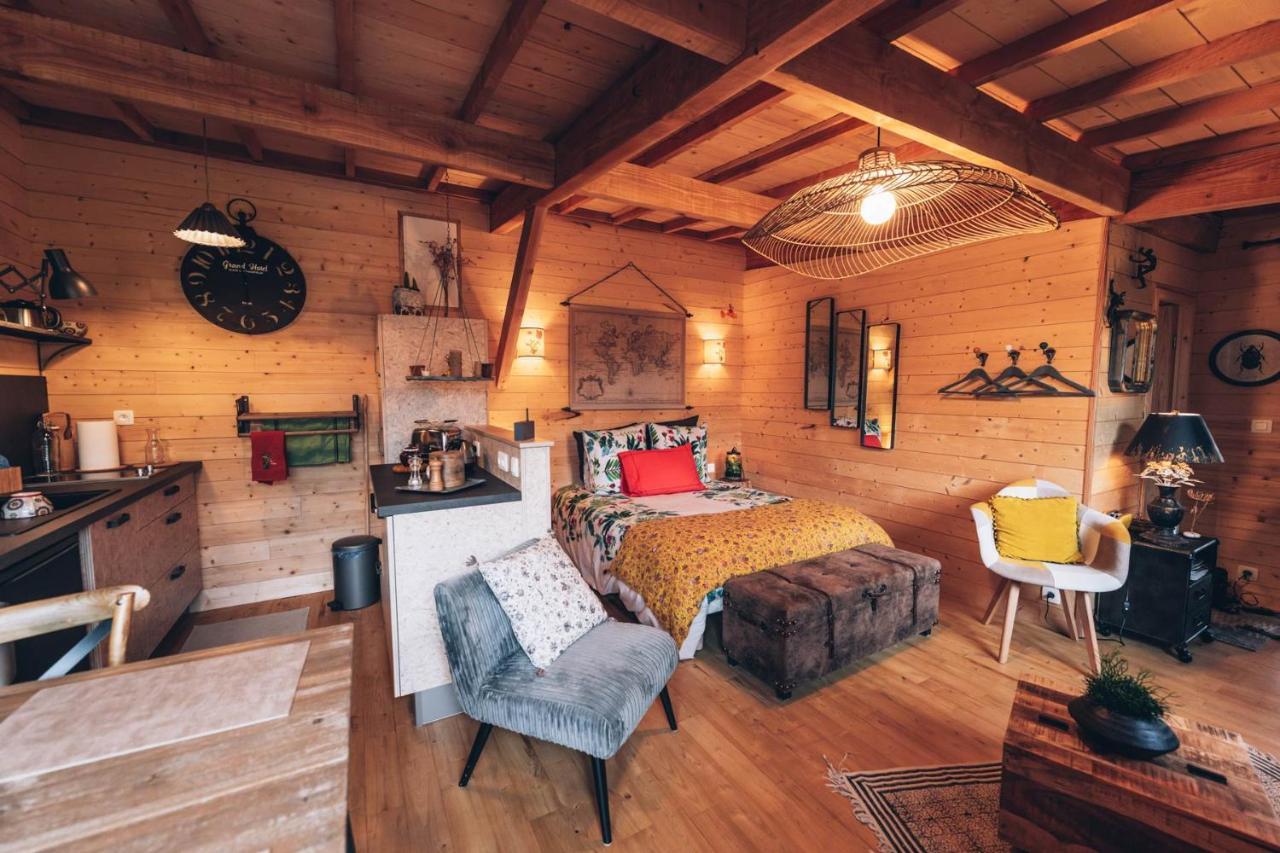 La Cabane Du Bon Chemin ,Spa Laval  Exteriér fotografie