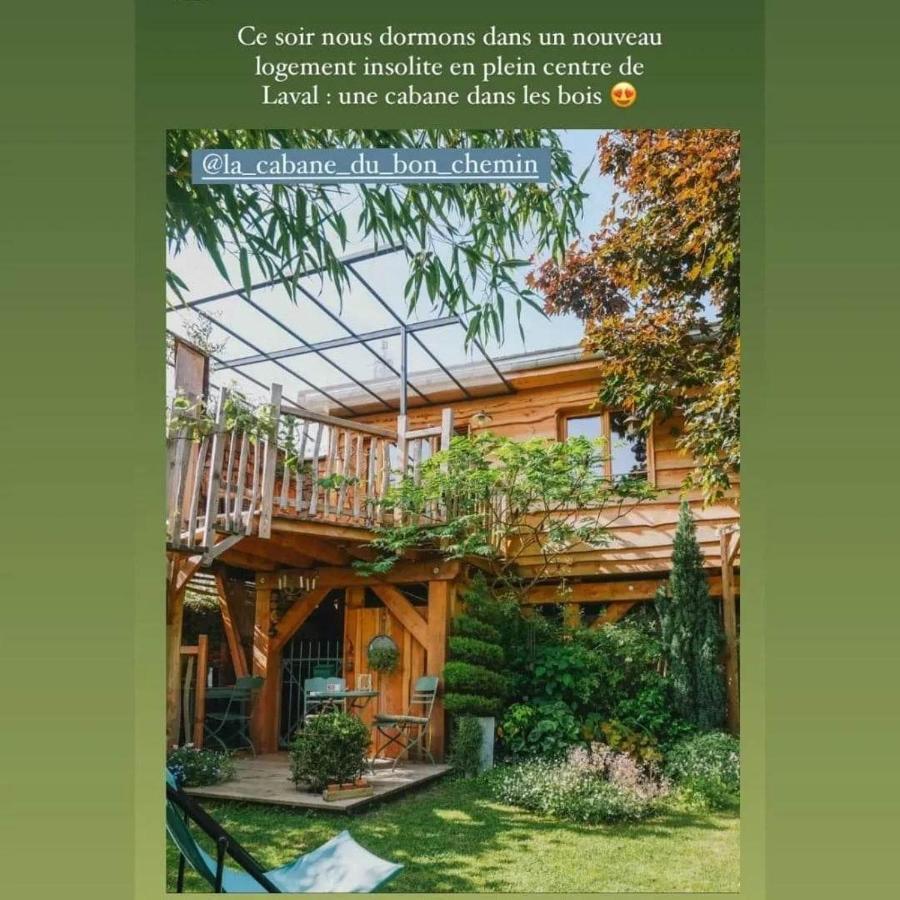 La Cabane Du Bon Chemin ,Spa Laval  Exteriér fotografie